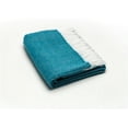thumbnail image 1 of HomeRoots 475735 Couverture en Acrylique Doux à Chevrons Bleu Sarcelle Foncé, 1 of 1