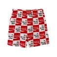 thumbnail image 1 of Fun Boxers Mens Boxer Shorts Novelty Cotton Briefs Fun Bottoms, The Real Thing, Size: Large, Coca-Cola, 1 of 2