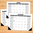 thumbnail image 2 of Basic 2025 17" x 12" Small Monthly Deskpad, 2 of 5