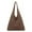 Coffee, variant on Ediodpoh Women Spring Summer Portable Retro Hollow Knitted Handheld One Shoulder Vest Bag Black