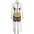 thumbnail image 3 of Monokini Vintage Boho BLESIY traje de baño de una pieza para mujer Amarillo L, 3 of 8
