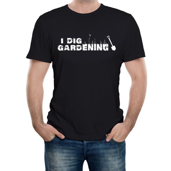 Reality Glitch I Dig Gardening T-Shirt – Funny Garden Lover & Plant Enthusiast Tee for Men