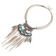 thumbnail image 1 of Qarigey Mujer hombre aleación borla collar moda collares colgante joyería regalos accesorio cumpleaños club nocturno Bar Ropa, zapatos y accesorios Miscelánea Azul Qarigey AP014684-02, 1 of 6