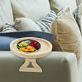 thumbnail image 3 of WASHWEPE tray table Sofa Armrest Tray Table Light Yellow Storage 1Pack General Users, 3 of 8
