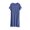 Blue, variant on UVEASISHA Nightgowns for Women Short Sleeve Crew Neck Sleep Dress Soft Comfy Loose Fit House Dresses Side Slit Casual Summer Sleepwear House Dress Blue XL