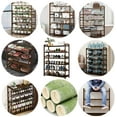 thumbnail image 3 of D and H 6-Tier Free Standing Bamboo Shoe Rack, Holds up to 18 Pairs of Shoes, Brown, 3 of 10