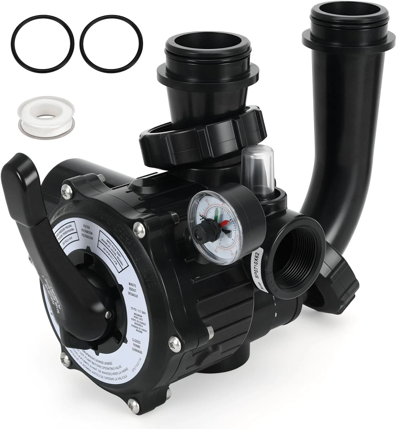 Pentair Hi Flow Swimming Pool & Spa 2 Inch Valve Top Assembly