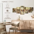 thumbnail image 4 of Elephant Stock The School Of Athens Wall Art - Horizontal Multi Panel Canvas - Living Room Wall Decor - Architecture Multi Panel - Beige And Brown Decor By Raphael - 29" x 12", 4 of 4