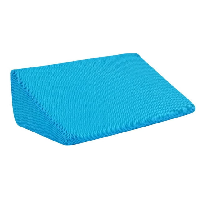 Soidarity Almohada de cuña para piernas traseras, cuerpo elevado para embarazo, dormitorio, postrado en cama, gris masajeadores Azul