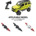 thumbnail image 3 of fastboy CNC Rear Axle For 1/12 MN MN128 OFF-Road RC Car Accessories Replacement Parts Red2, 3 of 6