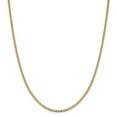 thumbnail image 1 of 14k Yellow Gold 16 Inch 2.4mm Concave Anchor Chain Necklace Pendant Charm Flat, 1 of 9