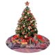 thumbnail image 4 of Falda para árbol de Navidad con diseño de coches, suave y divertida, decoración navideña de granja, 36", 4 of 4