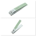 thumbnail image 5 of Unique Bargains 5-piece Set Square Rotation Nail Clipper Kit Green for Women for Men, 5 of 7