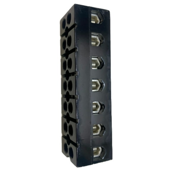 985GP07 Connector Term Block Heavy, 8AWG 7Poles 9-85-7
