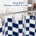 thumbnail image 3 of TABGIME Decorative & Sturdy Glide Polished Nickel Rustproof Metal Shower Curtain Rings U-Shaped Non-Slip Double Hooks, 24 Count-Cylinders, 3 of 5