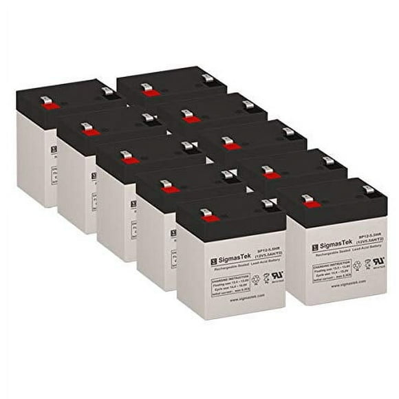 12 Volt 55 Ah F2 Battery (10 Pack) by SigmasTek