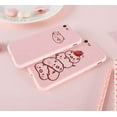 thumbnail image 3 of Piglet Phone Case Compatible with iPhone X/iPhone Xs, Cute Cartoon Animal Soft Silicone Protective Case for Girls Women (Strawberry Pig, iPhone X/Xs), 3 of 7