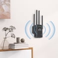 thumbnail image 4 of WiFi Extender Signal Booster for Home Long Range Wireless Internet Repeater with 4 Antennas Gigabit LAN Port Quick Setup Amplify Coverage up to 300m Stable Connection Universal, 4 of 8