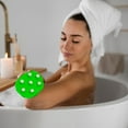 thumbnail image 2 of 7 Steel Ball Acupressure Massage Roller - Handheld Muscle Relief Tool with Soft Bristles, Multi-Colored for Back, Neck & Foot Relaxation，Green, 2 of 4