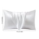 thumbnail image 3 of Funda de Almohada de Seda Sintética, Funda de Almohada de Satén Reversible de Color Liso, Funda de Almohada para Dormir, 3 of 6