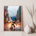 thumbnail image 3 of Pósteres artísticos de S-Sonic H-Hedgehog para decoración de paredes, imágenes para decoración del hogar, decoración de paredes de habitaciones, pintura sobre lienzo, póster personalizado, 3 of 5
