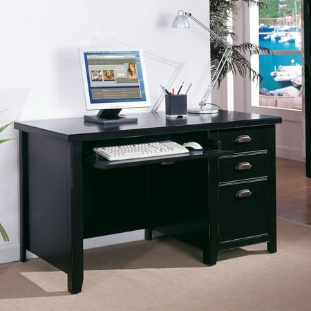 Martin Furniture Tribeca Loft Single Pedestal Desk Walmart Com