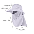 thumbnail image 3 of Fiudx Sombrero para El Sol con Abertura para La Cola, Diseño de Malla Transpirable, Cómodo y Refrescante, Plegable y Guardable, Ideal para Actividades Al Aire Libre, Playa, Senderismo y Jardinería, T, 3 of 6