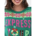 thumbnail image 4 of No Boundaries Christmas Sweater, Women's and Women's Plus, 4 of 5