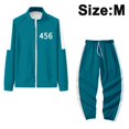 thumbnail image 1 of 1set Hoodie Jacket Stand Collar Sweatshirt Squid Game Suit Man Woman 145, 1 of 5