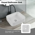 thumbnail image 3 of Modern Bathroom Vanity Bothwa Home Square Counter Top Wash Basin (White Finish) CUPC Certified,Wooden Bathroom Vanity, 3 of 10