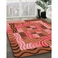 thumbnail image 3 of Ahgly Company Machine Washable Indoor Rectangle Transitional Red Area Rugs, 5' x 7', 3 of 7
