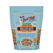 Bob's Red Mill Organic Extra Thick Rolled Oats, 16 Oz