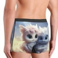 thumbnail image 3 of KLL Cute Animal Couple Men's Cotton Boxer Briefs Underwear-Large, 3 of 8