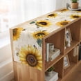 thumbnail image 6 of Table Runners 72 Inches Long Dress Scarves, Vintage Sunflowers Farmhouse Kitchen/Dining Table Runner, Coffee Tablerunners, Elegant Pastoral Watercolor Botanical 14x72 Inch, 6 of 9