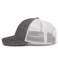 thumbnail image 5 of Outdoor Cap MBW-800CB Chambray Platinum Series Mesh Back Cap-Heathered Black/White, 5 of 8