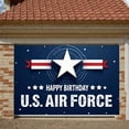 thumbnail image 3 of Patriotic Theme U.S. Air Force Banner Military Style Display Star Pattern Red White Ribbon Military Backdrop for Air Force Birthday Party Military Birthday Celebration Patriotic Event, 3 of 9