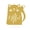 Gold, variant on RealSteel Hello Cat Wall Art – Perfect Gift for Cat Lovers – Charming Home Décor (18"/Black)