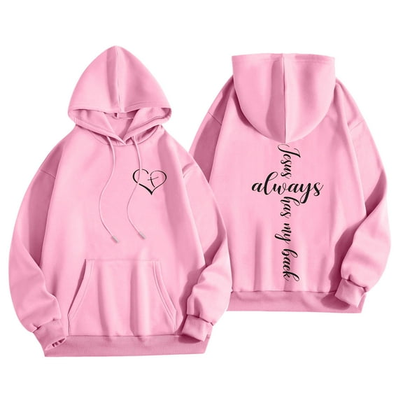 Hoodies for Women Letter Print Hoodies Long Sleeved Hoodie With Pockets Lightweight Long Sweatshirts Womens Zippe Sweatshirts Customized Sweaters Women Zip Sweatshirt Hoodie Ladies Pink 2XL