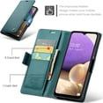 thumbnail image 3 of Funda tipo cartera para Samsung Galaxy A32 5G/M32 5G con bloqueo RFID, tarjetero, soporte magnético, funda protectora de piel con tapa para Samsung Galaxy A32 5G/M32 5G de 6,5 pulgadas, 3 of 6
