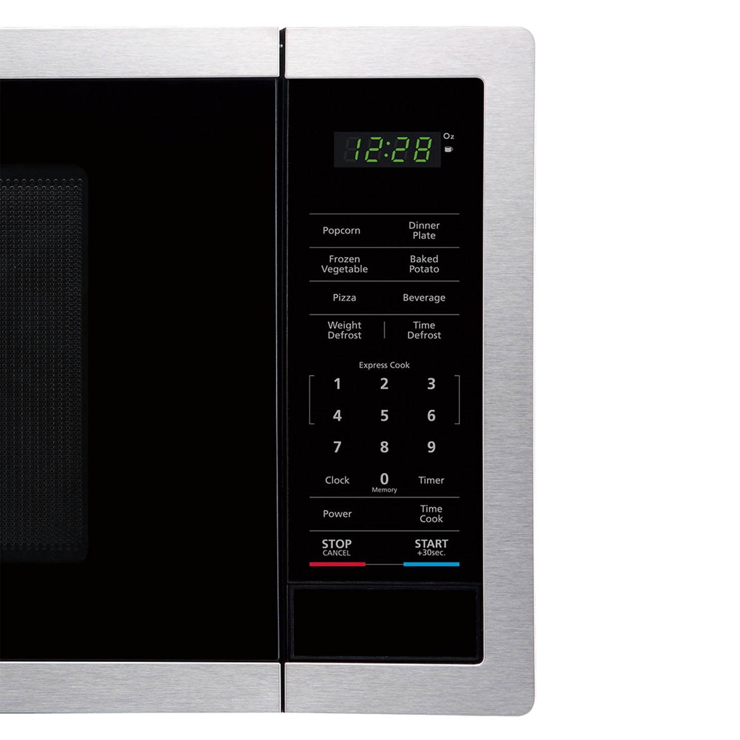 Magic Chef MC99MST 0.9-cu. ft. 900-Watt Countertop Digital Touch Microwave, Silver