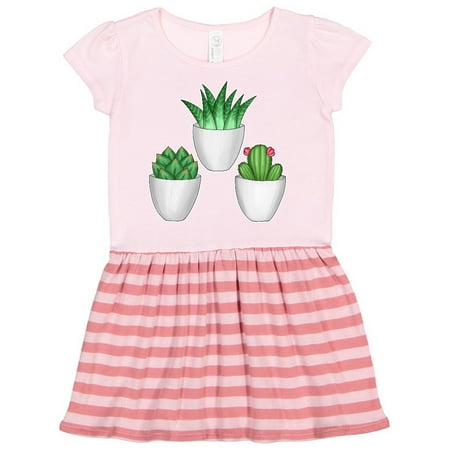 

Inktastic Succulents and Cactus Illustration Gift Toddler Girl Dress