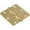 MultiColor, variant on 3 in. Residential Door Hinge with 0.62 in. Round Corners, Brass Plated