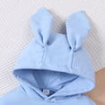 thumbnail image 4 of XIMIN Newborn Baby Boy Girl Easter Outfit Rabbit Ear Hooded Sweatshirt Romper Oversized Bubble Onesie Cute Bunny Outfit, 4 of 7