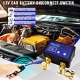 thumbnail image 3 of JIAHAOO 12V 240A Car Battery Kill Switch with Remote and LED Voltage Display Prevent Battery Drain Long Term Storage, 3 of 7