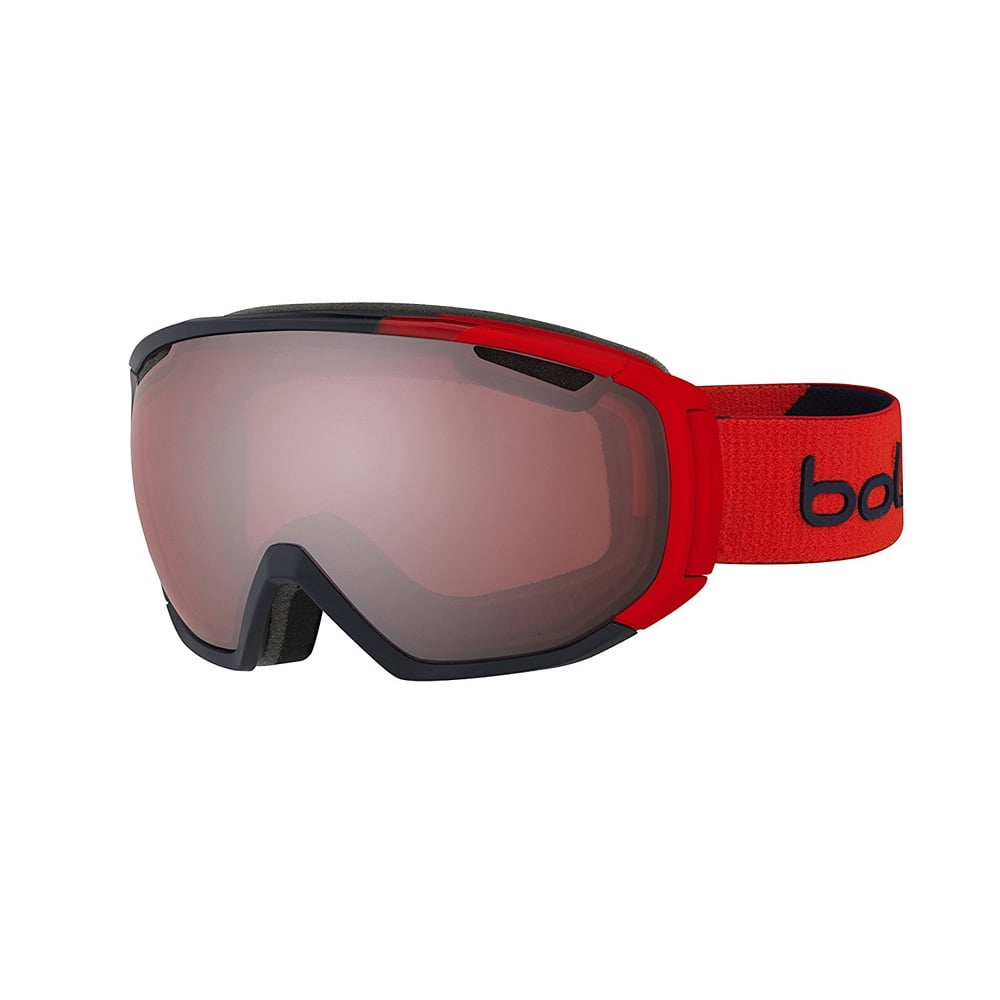 Bolle Winter Tsar Matte Red Vermillion Gun 21446 Ski Goggles M L Carbo-Glas Lens by Bolle