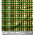 thumbnail image 1 of Soimoi Cotton Duck Fabric Plaid Check Print Fabric by Yard 56 Inch Wide, 1 of 3