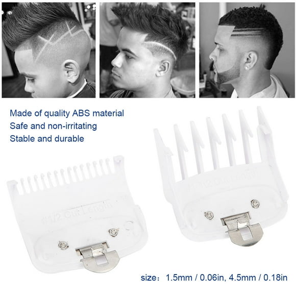 TOPINCN 2pcs Limit Comb Haircut Positioning Comb Guide Replacement for WAHL Hair Clipper White,Replacement Limit Comb,Positioning Limit Comb