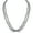 Gray, variant on Sterling Silver White Potato Pearl Double Strand Necklace, 18 to 20 Inches