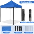 thumbnail image 2 of SANOPY 6.6 x 6.6 FT Pop Up Canopy Tent, Heavy Duty Canopy Easy Set up All Weather Waterproof Outdoor Canopy Tent for Parties, Beach, Garden, Camping with 1 Handbag, 3 Adjustable Heights, UPF50+, 2 of 8
