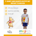 thumbnail image 3 of Disney Winnie the Pooh Tigger T-Shirt and Mesh Shorts Outfit Set Infant to Toddler, 3 of 5